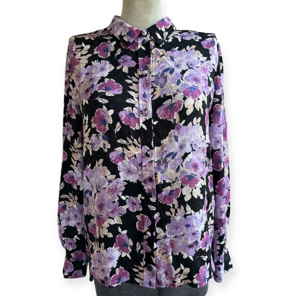 Sezane Ann Shirt Mini Flowers - Picture 5 of 6